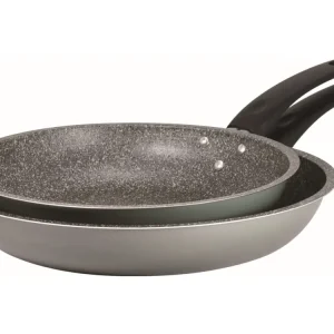 Set da 2 padelle 26cm e 30cm linea jet set con rivestimento antiaderente e antigraffio