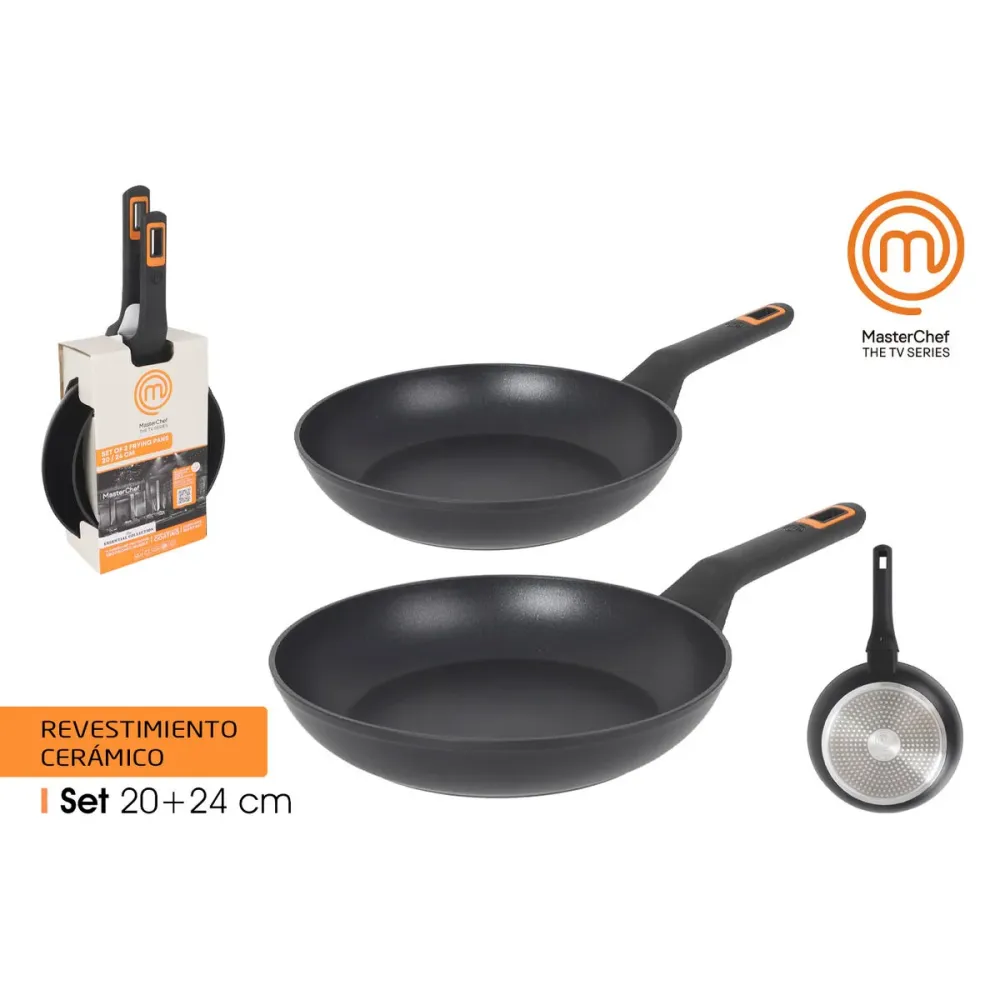 Set di padelle MasterChef 2,5 mm (4 Unità)