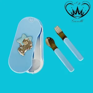 SET PAPPA ELITE ARGENTI 2 PEZZI CELESTE ref.2085C