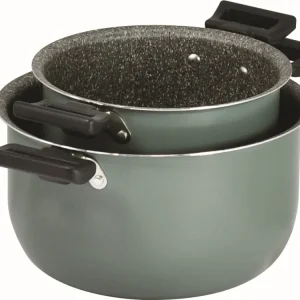 Set da 2 pentole 16cm e 20cm linea jet set con rivestimento antiaderente e antigraffio