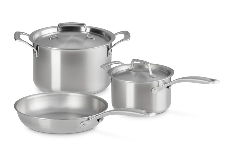 Set 3 pezzi acciaio inox Essential