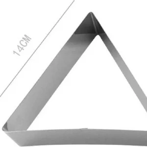 Set 2 Pezzi Forme Stampi Stampo Per Dolci Torte Biscotti Triangolari 14 Cm 98926