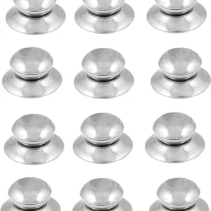 Set 12 Pezzi Pomelli Per Coperchi Universali Pentole Padelle Manici