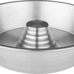 Set 2 Pezzi Stampo Ciambella Casatielli 22 Cm Cono Alluminio Teglia Antiaderente