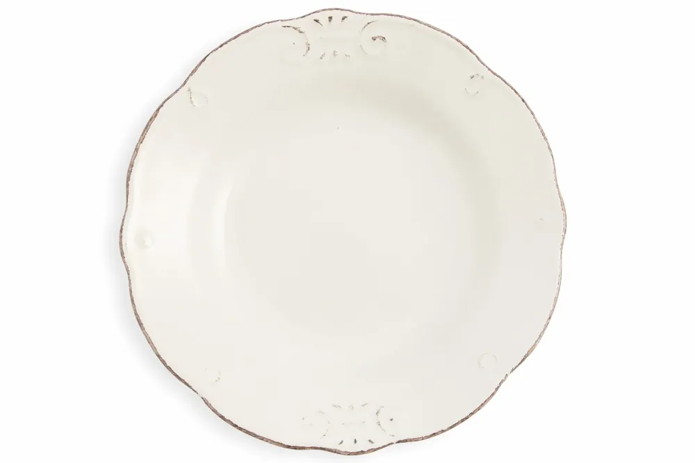 Set 6 Piatti Fondi Ø23x4 cm Gres Villa d'Este Home Tivoli Duchessa Bianchi