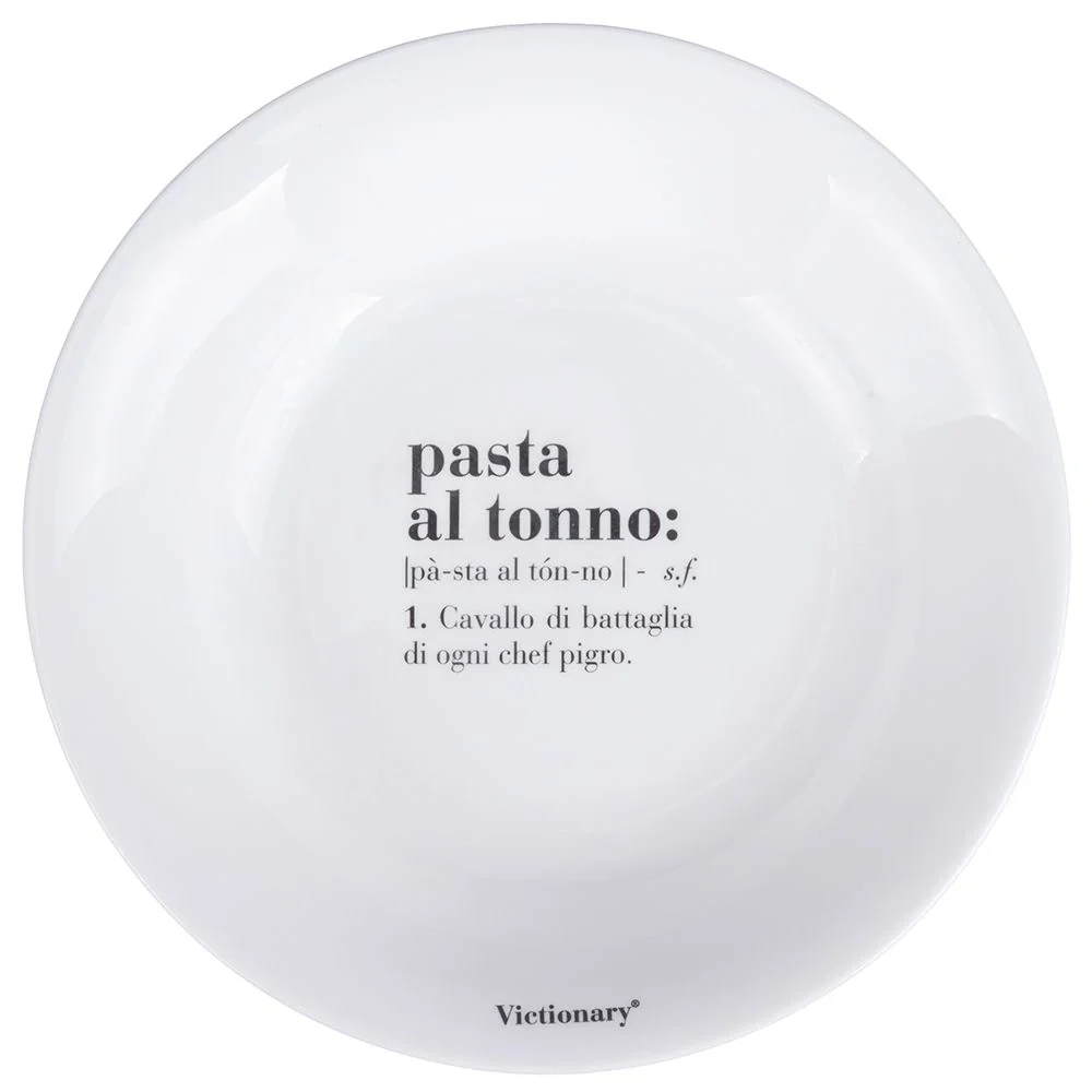 Set 6 Piatti Fondi Colore Bianco Pasta al Tonno Victionary Ø 22 cm – Villa D’Este