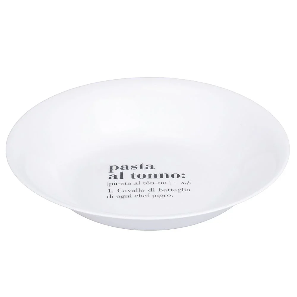 Set 6 Piatti Fondi Colore Bianco Pasta al Tonno Victionary Ø 22 cm – Villa D’Este