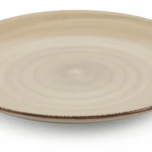 Set 6 Piatti Frutta Ø20x2,5 cm Gres Villa d'Este Home Tivoli New Baita Grigio