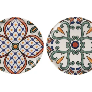 Set 2 Piatti Pizza Ø33x2 cm Porcellana VdE Tivoli 1996 Barrio