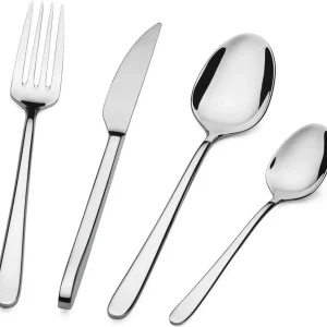 Set Posate 24 Pezzi Barazzoni Malachite Acciaio Inox Purissimo Ultraresistente E Lucido Di Alta Qualità