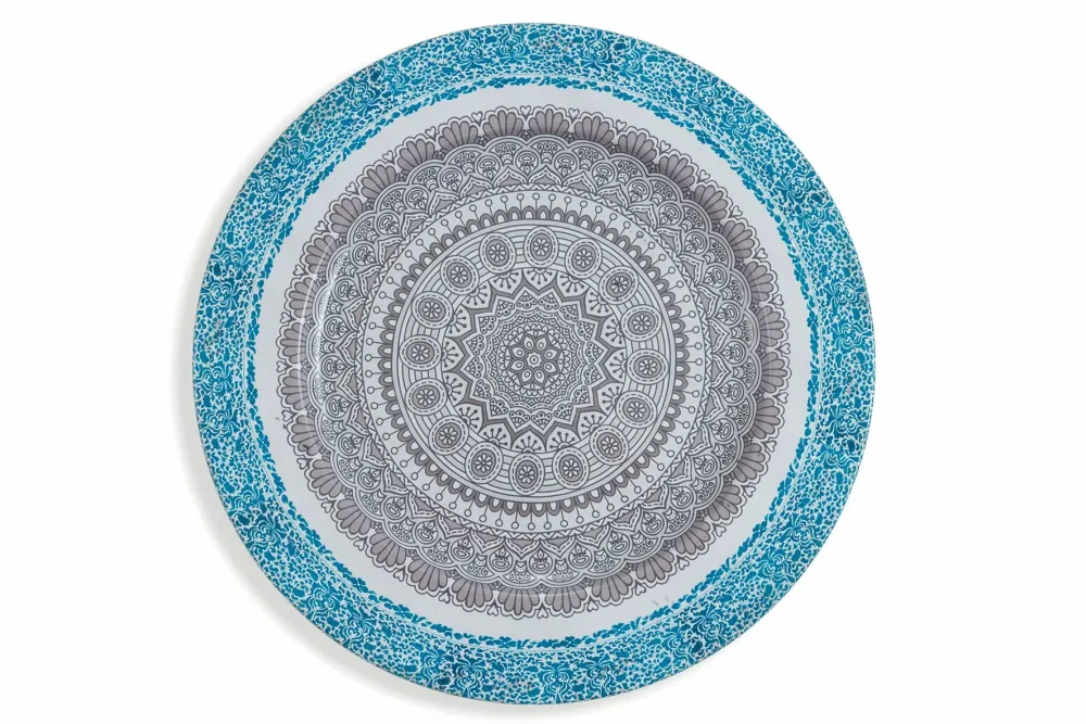 Set 6 Sottopiatti Ø33x1,5 cm Metallo Villa d'Este Home Tivoli Cala Salada
