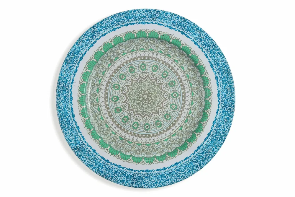 Set 6 Sottopiatti Ø33x1,5 cm Metallo Villa d'Este Home Tivoli Cala Salada