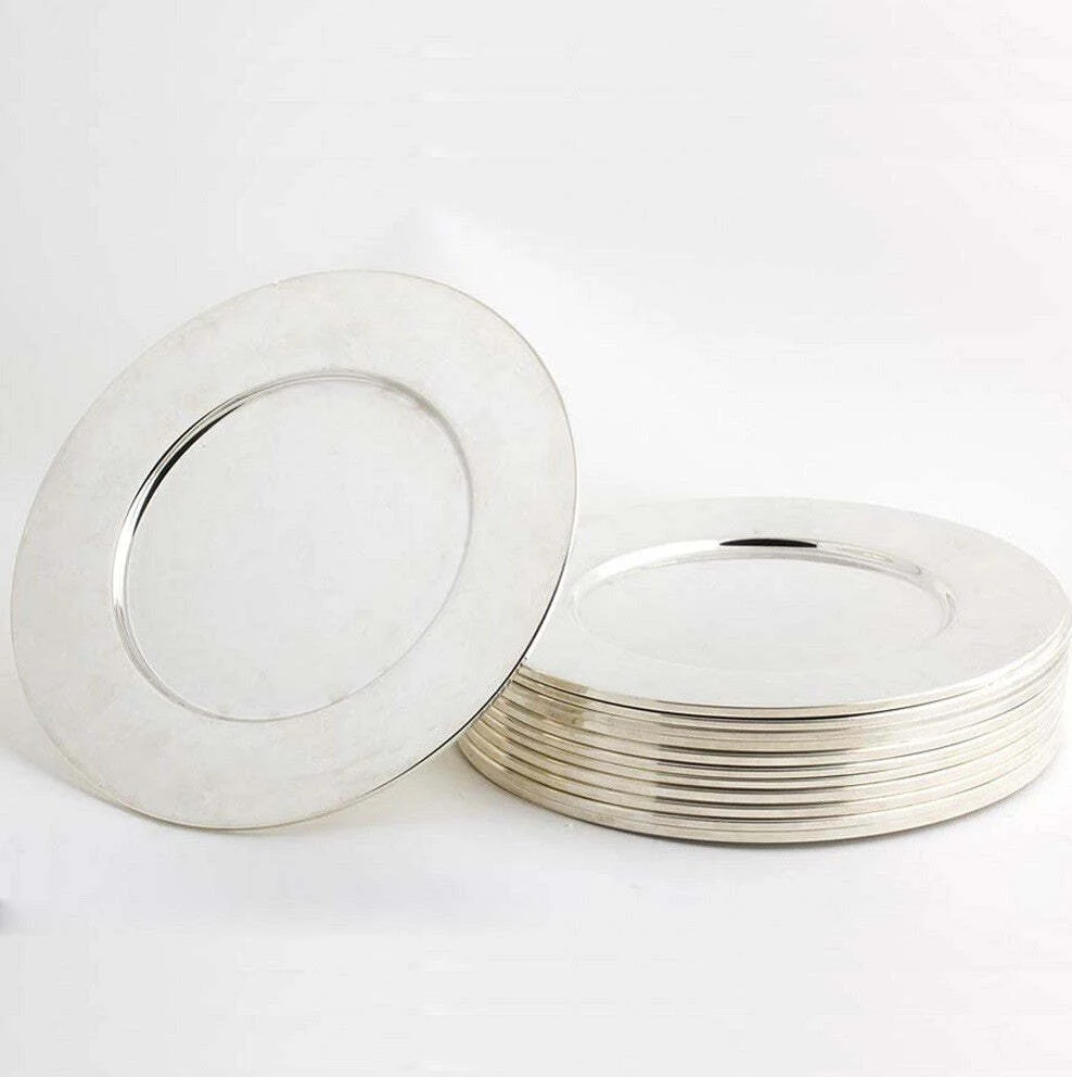 Set 6 Sottopiatti Natalizi Colore Argento Addobbi Natalizio Decorazioni Natale