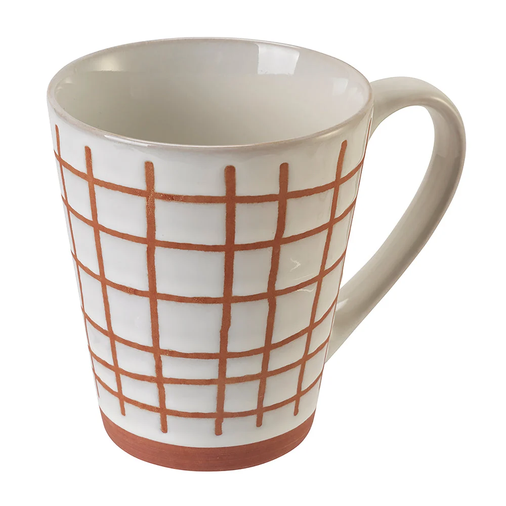Set 4 Tazzine da Caffè Ø9x10,5 cm Gres VdE Tivoli 1996 Geometry