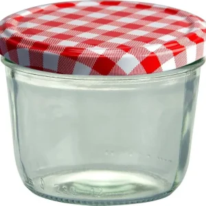 Set 4 Vasetti Vasetto Barattoli Vetro 60 Ml Conserve Coperchio Avvitabile