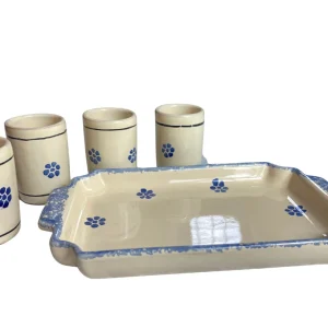 Set: vassoio e bicchierini da liquore