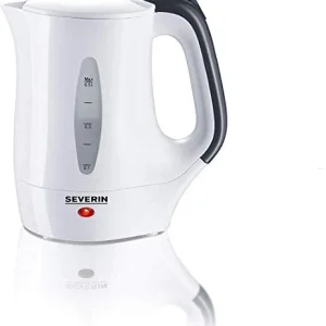 Severin WK 3644 Bollitore da Viaggio 650W, colore: Bianco Nero,