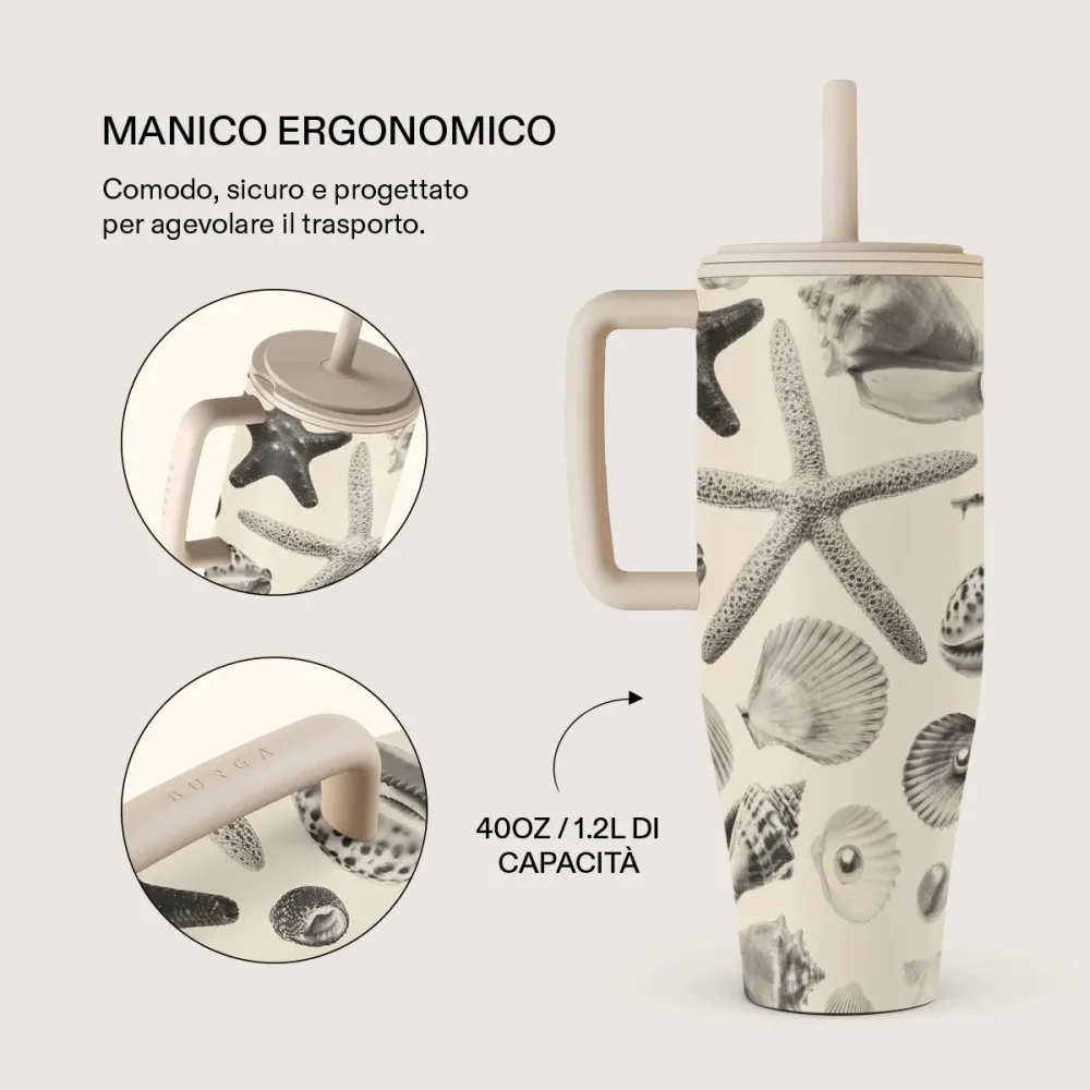 Shell Mosaic - All Day Leakproof Tumbler