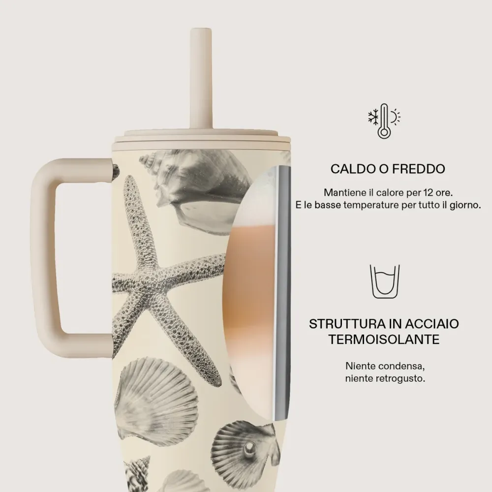Shell Mosaic - All Day Leakproof Tumbler