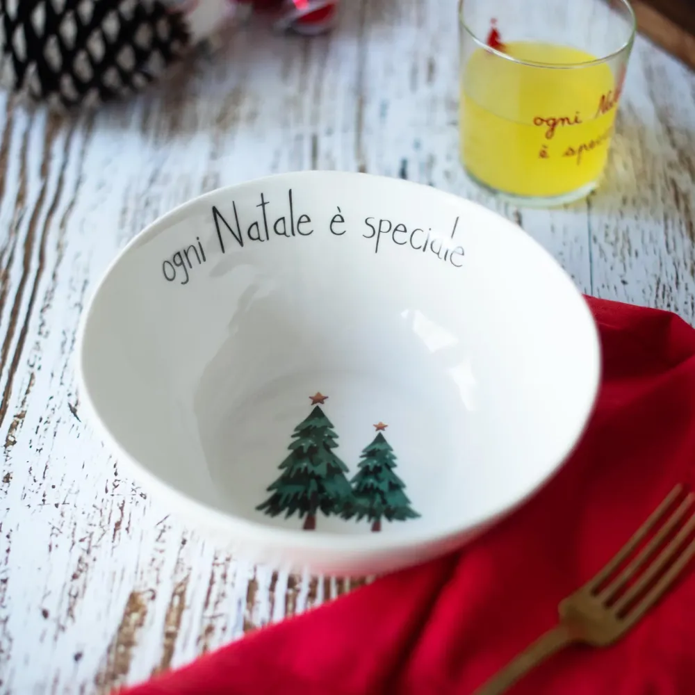 Simple Day Insalatiera Natalizia Ogni Natale è Speciale D20 cm Gres