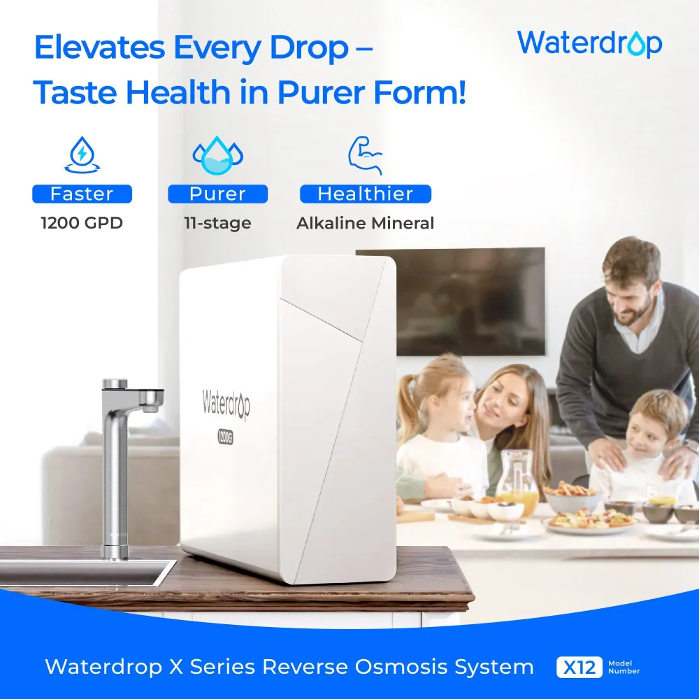 Sistema ad osmosi inversa Waterdrop serie X, X12-F2