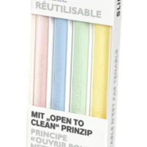 SLIDER STRAW cannuccia assortita 4 pezzi 21,5 cm