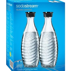Sodastream 1047200490, Caraffe vetro per gasatore d'acqua, compatibile...