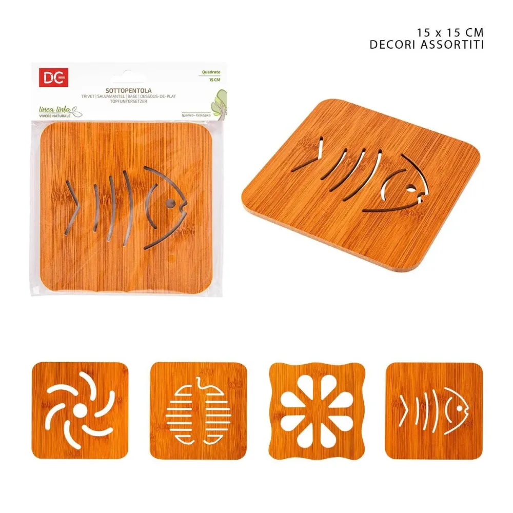 Dc Sottopentola Mdf 15Cm Quadrato