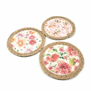 Sottopiatto corda decorato d.33cm fantasie assortite