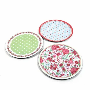 Sottopiatto plastica d.33cm fantasie assortite