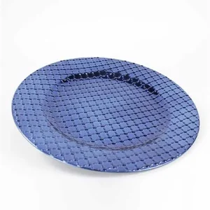 Sottopiatto texture d.33cm blu 11550048