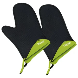 SPRING guanto da forno corto verde chiaro 2 pezzi