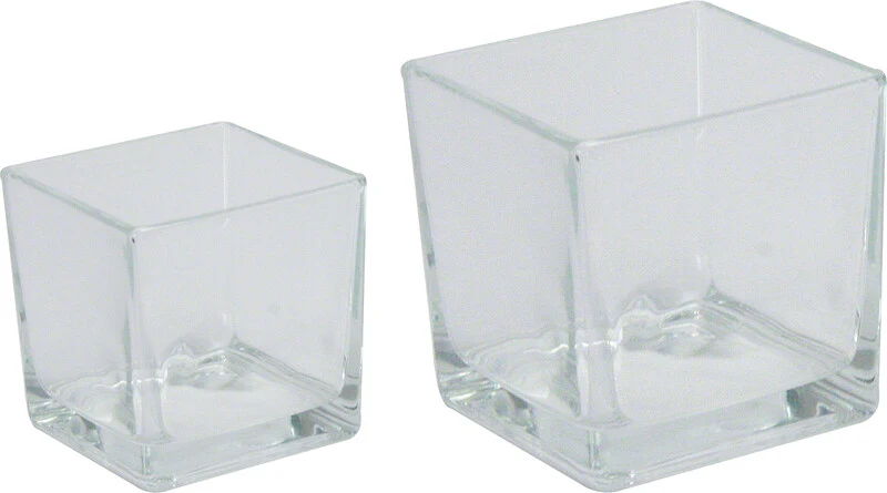 Stafil Contenitore – per 7,5 × 7,5 × 7,5 cm – Vetro, trasparente