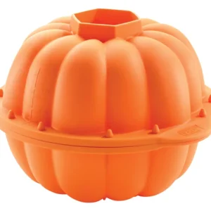 Stampo da forno LÉKUÉ zucca 3D silicone ø 17 cm arancione