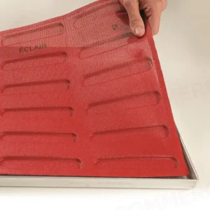 STAMPO MICROFORATO FORMASIL 400 X 300 MM FORME ÉCLAIR - 12 IMPRONTE 125 X 25 X H 5 MM - FF4313 - PAVONI ITALIA