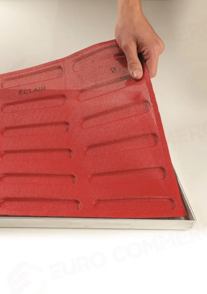 STAMPO MICROFORATO FORMASIL 400 X 300 MM FORME ÉCLAIR - 12 IMPRONTE 125 X 25 X H 5 MM - FF4313 - PAVONI ITALIA
