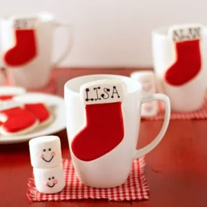 Stampo per biscotti forma di Calza da tazza (2pz)