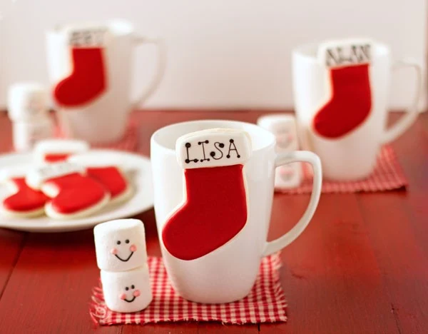 Stampo per biscotti forma di Calza da tazza (2pz)