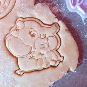 Stampo per biscotti forma di Mamma Elefante con cucciolo