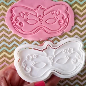 Stampo per biscotti forma di Maschera Carnevale 6