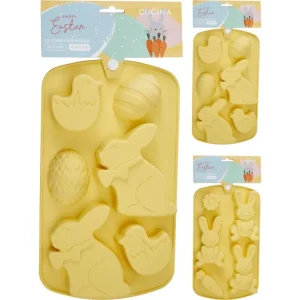 Stampo per dolci silicone, forme pasquali 31x17cm