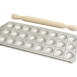 Stampo Ravioli Tondo con Mattarello – 32x12 mm