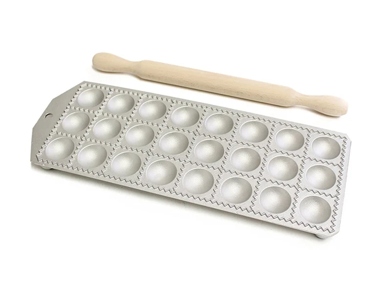 Stampo Ravioli Tondo con Mattarello – 32x12 mm