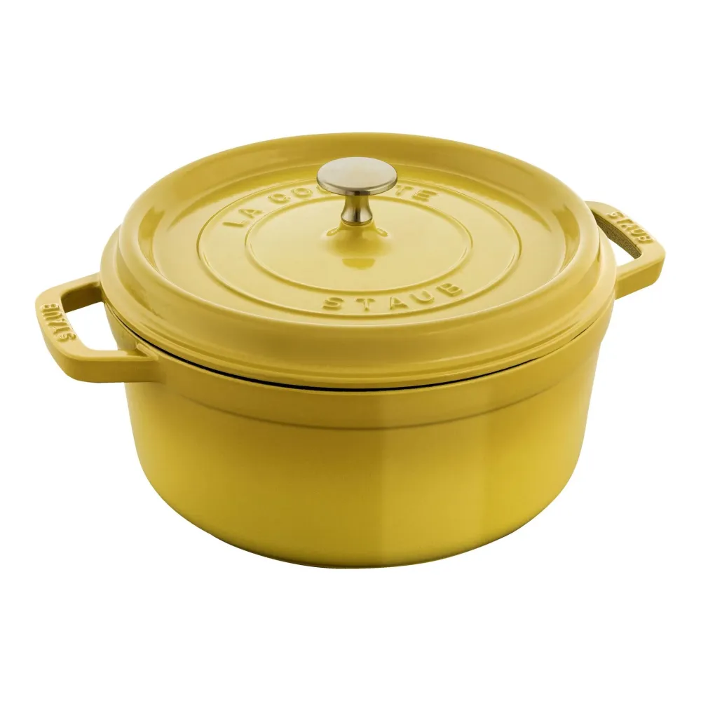 Staub Cocotte Tonda Citron D24 cm Ghisa