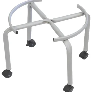 SUPPORTO PER BIDONE OLIO LT. 50 Alto con ruote Ø cm. 38