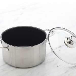 Swiss Diamond Cooking Pot XD INDUZIONE ASSTICK CLAD - INOX con coperchio Ø 24 cm