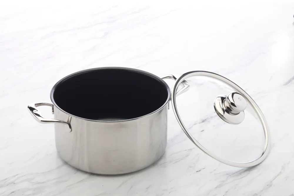 Swiss Diamond Cooking Pot XD INDUZIONE ASSTICK CLAD - INOX con coperchio Ø 24 cm