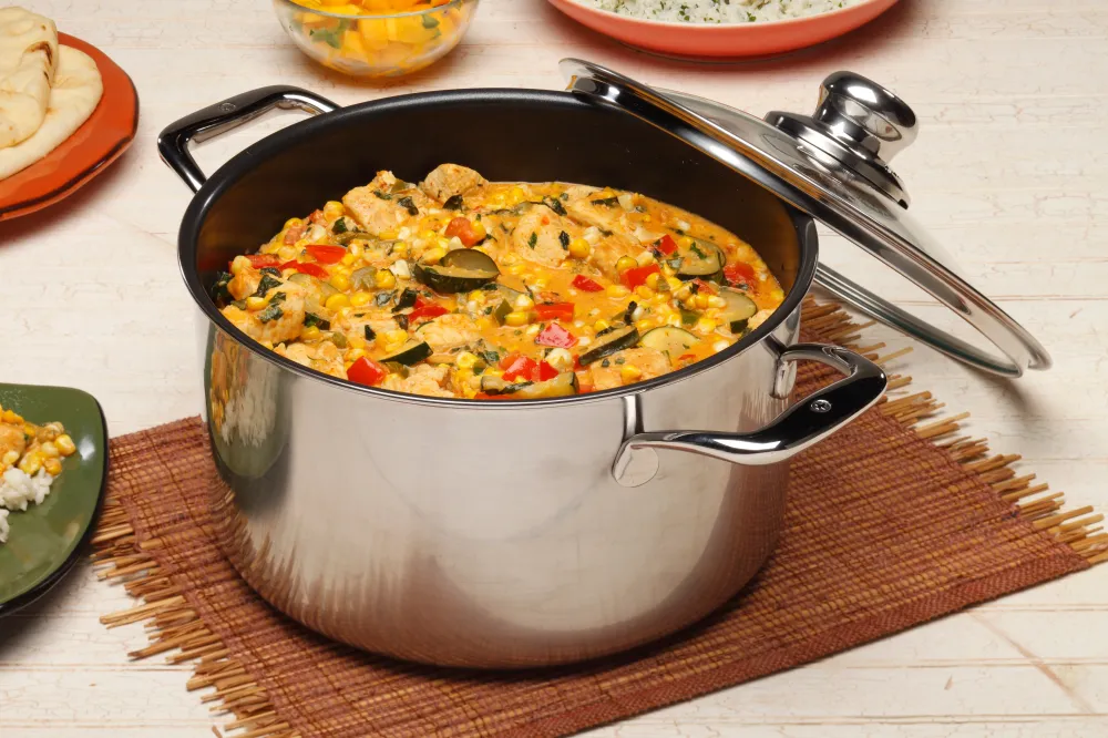 Swiss Diamond Cooking Pot XD INDUZIONE ASSTICK CLAD - INOX con coperchio Ø 24 cm