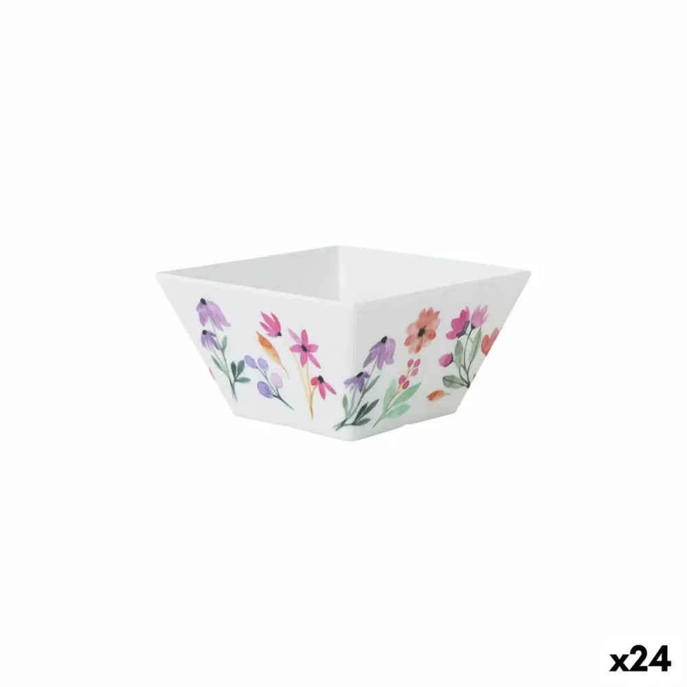 Taç para Aperitivos La Mediterránea Bloemen 13 x 13 x 7 cm (24 Unidades)