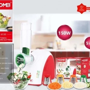 Taglia Verdure Elettrico Tagliaverdura 150 Watt Con 5 Accessori Intercambiali